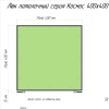 Люк под покраску Люкер Космос (съемный) 40/40 (в/ш) размер дверцы 39,2/39,2