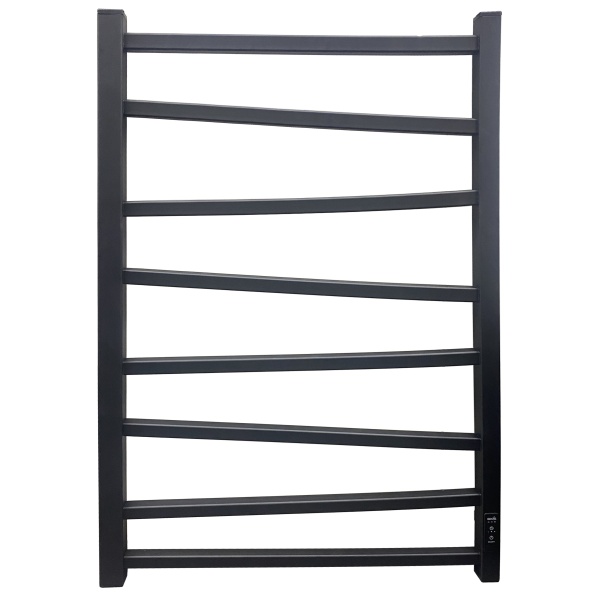 Полотенцесушитель Электрич. с/т GROIS Zigzag GR-103 500/800 П8 RAL9005 черный матовый диммер справа - фото и схемы подключения