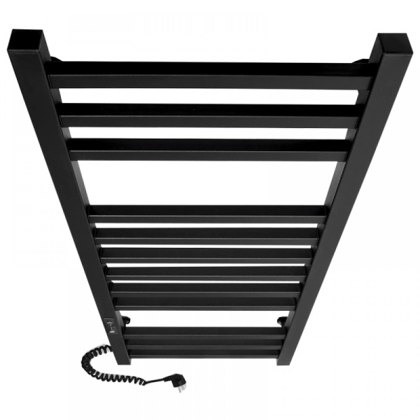 Полотенцесушитель с/т Laris Астор ЧКЧ П12 350/900 левый тэн черный 73207664 RU - фото и схемы подключения