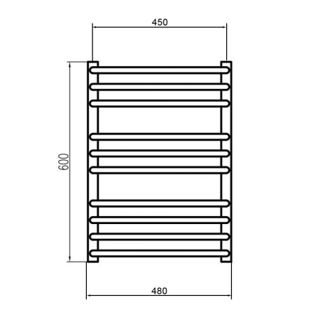 Фото Полотенцесушитель ГРОТА FORTE 48/60