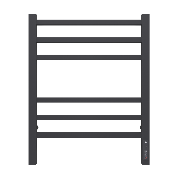 Полотенцесушитель с/т Terminus Электро КС Ватикан П6 450/600 (3+3)(new встр димм) 9005 черный матов - фото и схемы подключения