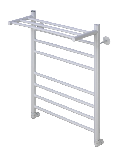 Фото Полотенцесушитель водяной Comfysan Люси (Luce) W-8 80/50 с полкой, белый