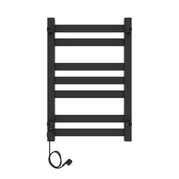 Полотенцесушитель с/т Laris Гефест ЧКЧ П7 500/800 правый тэн черный матовый 73207617 RU - фото и схемы подключения