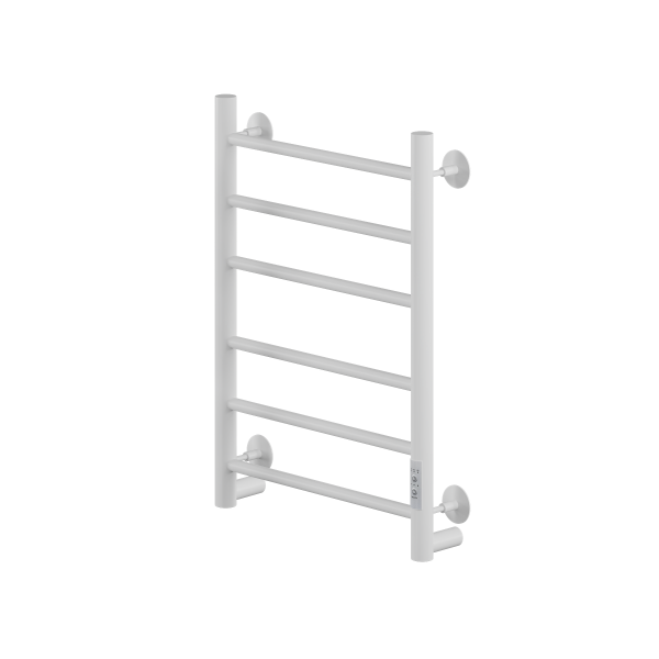 Полотенцесушитель Электрич.кабельный Ника ВЭЙ-2 60/40 RAL9016 белый матовый U - фото и схемы подключения