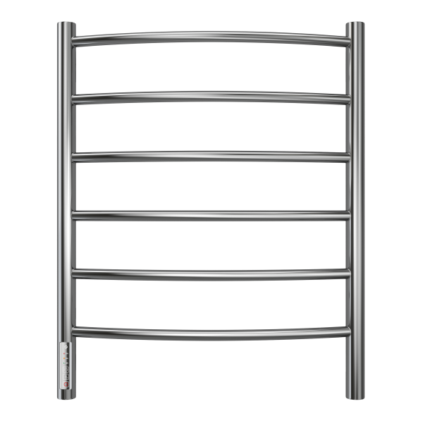 Полотенцесушитель с/т TERMINUS Электро Классик П6 500х650 (quick touch) слева NEW - фото и схемы подключения