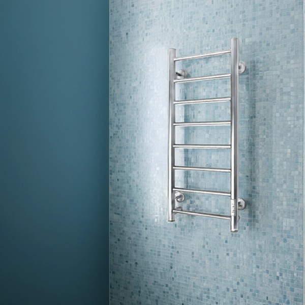 Полотенцесушитель электрический с/т Comfysan Аврора EC-8 80/30, хром - фото и схемы подключения