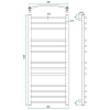 Фото Полотенцесушитель ГРОТА ECOCALMA 48/120