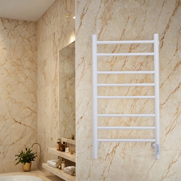 Полотенцесушитель электрический с/т Comfysan Люси (Luce) EC-8 80/50, белый - фото и схемы подключения