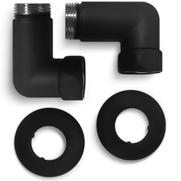 Фото Полотенцесушитель Ariano Версаль 100/50 Black (американки 1"/1" г/ш)