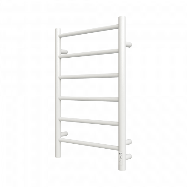 Полотенцесушитель Электрич. с/т GROIS Laura GR-131 400x 700 П6 RAL9003 R белый матовый - фото и схемы подключения
