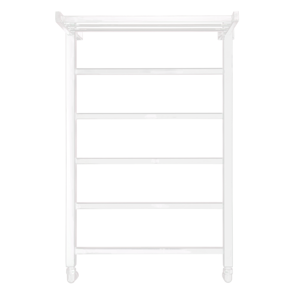 Фото Полотенцесушитель водяной Comfysan Мартэ-К (Marte-K) W-6 80/50 с полкой, белый