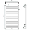 Фото Полотенцесушитель ГРОТА CLASSIC 63/90