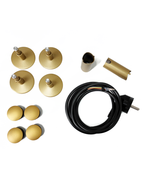 Полотенцесушитель электрический с/т Comfysan Люси (Luce) EC-8 80/40, Матовое золото/МАТ ГОЛД выбрать и сравнить в шоуруме или в онлайн магазине