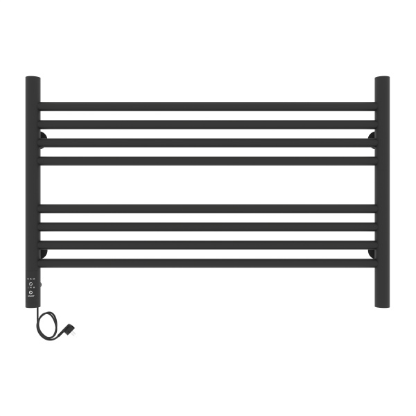 Полотенцесушитель с/т Laris Оливия ЧКЧ8 800/500 левый тэн черный матовый 73207628 RU - фото и схемы подключения