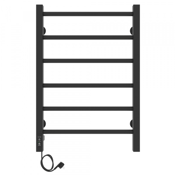 Полотенцесушитель с/т Laris Феличия ЧКЧ П6 400/600 левый тэн черный 73207610 RU - фото и схемы подключения