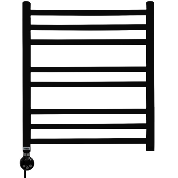 Полотенцесушитель GROIS Polo GR-001 500х600 П8 (3+2+3) RAL9005 ЛТЭН черный матовый