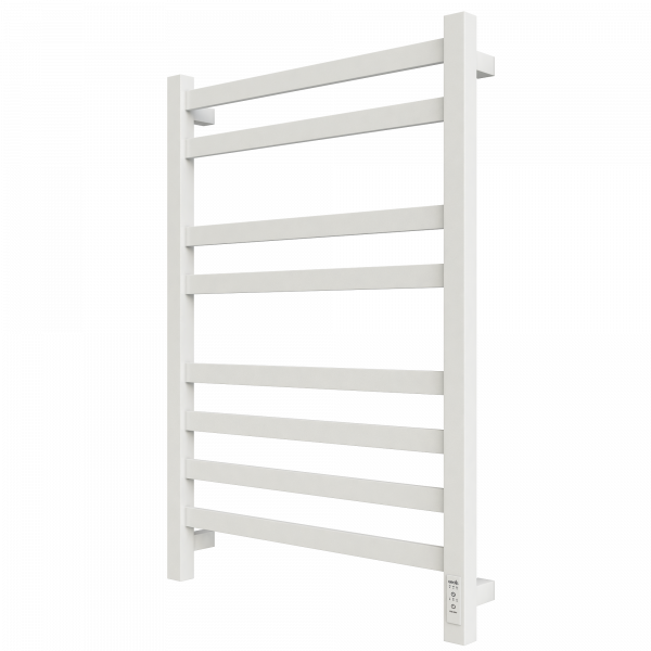 Полотенцесушитель Электрич. с/т GROIS Bruno GR-122 400/800 П8 RAL9003 U белый матовый - фото и схемы подключения