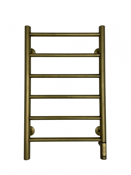 Полотенцесушитель Электрич. с/т GROIS Laura GR-131 400x 700 П6 R бронзовый - фото и схемы подключения