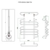 Полотенцесушитель ГРОТА RIVOLO 50/60 ТЭН хром