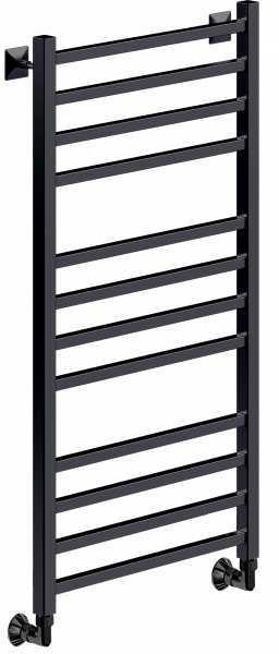 Фото Полотенцесушитель Ника ЛМ-5 100/40 RAL9005 черный матовый*