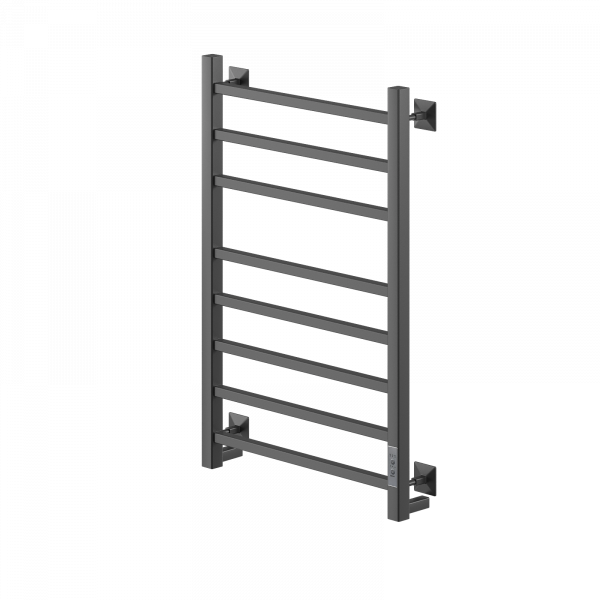 Полотенцесушитель Электрич.кабельный Ника СТЕП-2 80/50 RAL9005 черный матовый U - фото и схемы подключения