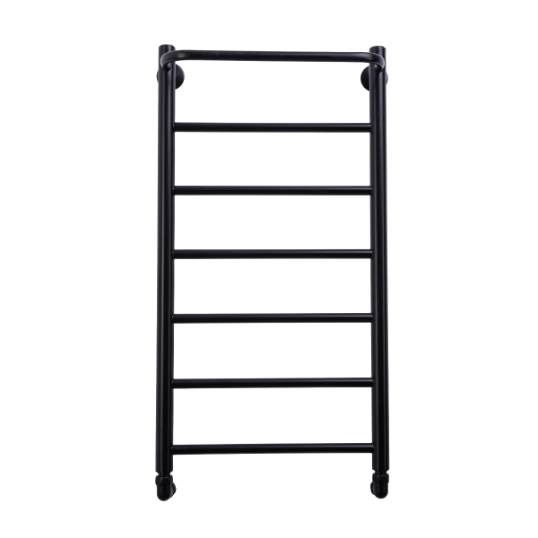 Фото Полотенцесушитель водяной Comfysan Капри (Capri) W-8 80/40 с полкой, черный