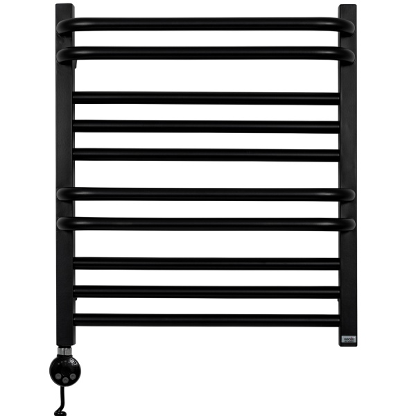 Полотенцесушитель GROIS Mayra GR-009 500х600 П10 (2+3+2+3) RAL9005 ЛТЭН черный матовый