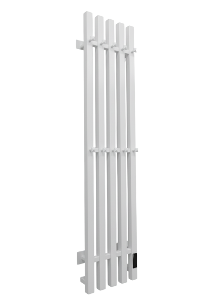 Полотенцесушитель электрический с/т Comfysan Альто-К (Alto-K) EC-5 120/24, белый ЭК - фото и схемы подключения