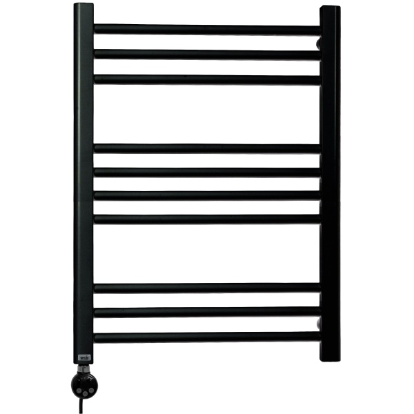 Полотенцесушитель GROIS Barcod GR-015 450х700 П10 (3+4+3) RAL9005 ЛТЭН черный матовый