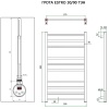 Полотенцесушитель ГРОТА ESTRO 30/90 ТЭН хром