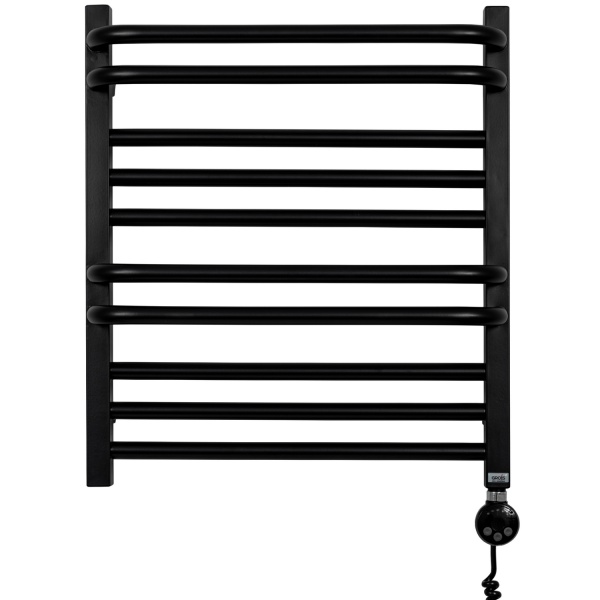 Полотенцесушитель GROIS Mayra GR-009 500х600 П10 (2+3+2+3) RAL9005 ПТЭН черный матовый