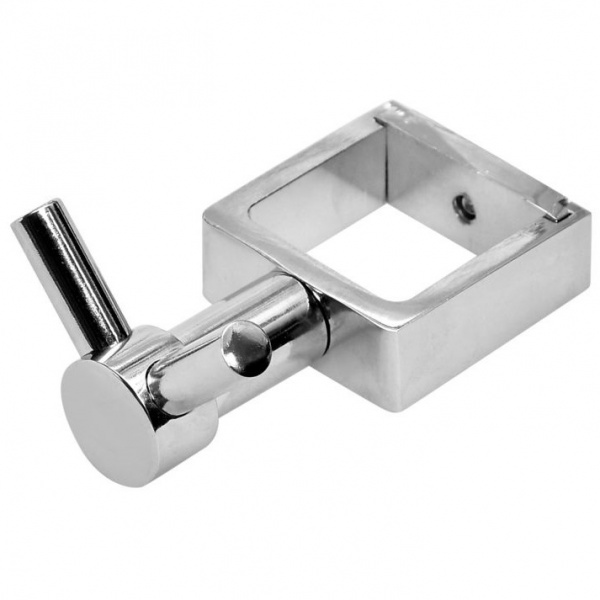 Крючок 1"(30) для полотенцесушителя с разъемным кольцом для квадратного профиля  SGHQ30-02 (ВКР06) купить оптом по выгодной цене в Москве