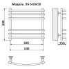 Фото Полотенцесушитель Ника ЛБ-6 60/50*