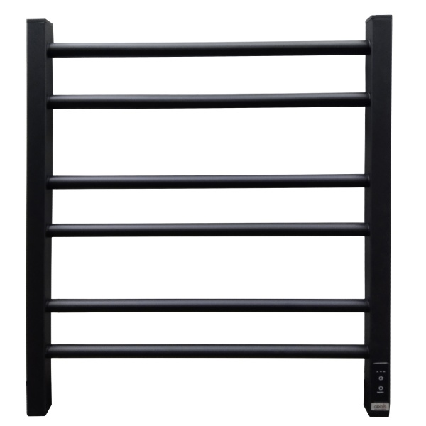 Полотенцесушитель Электрич. с/т GROIS Nex GR-111 500/600 П6 RAL9005 U черный матовый - фото и схемы подключения