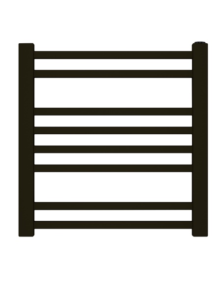 Полотенцесушитель Terma BONE 510/500 RAL 9005 черный матовый - фото и схемы подключения