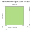 Люк под покраску Люкер Космос (съемный) 60/60 (в/ш) размер дверцы 59,2/59,2