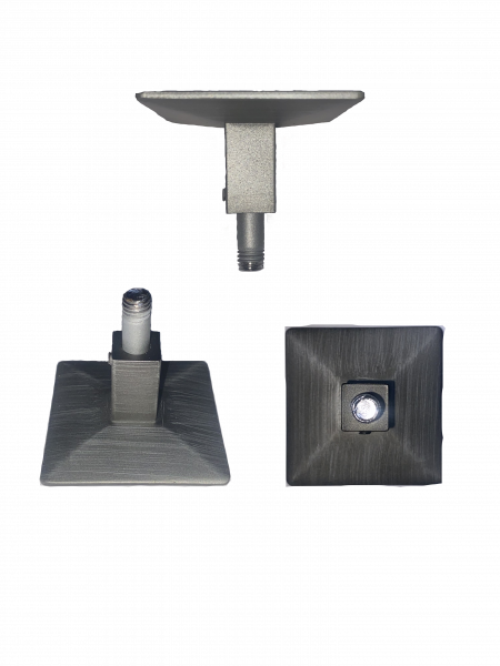 Держатель квадратный для п/с (без кольца) Matt Antique Silver,пара купить оптом по выгодной цене в Москве