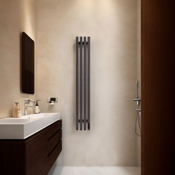 Полотенцесушитель электрический с/т Comfysan Альто-К (Alto-K) EC-4 120/18, никель, гальваника выбрать и сравнить в шоуруме или в онлайн магазине