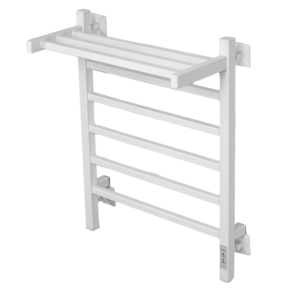 Полотенцесушитель электрический с/т Comfysan Мартэ-К (Marte-K) EC-6 80/50 с полкой, белый - фото и схемы подключения