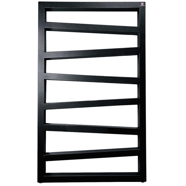 Полотенцесушитель Terma ZIGZAG 835/500 Metallic Black (черный металлик) - фото и схемы подключения