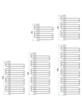 Фото Полотенцесушитель ГРОТА STELLE 50/120 L