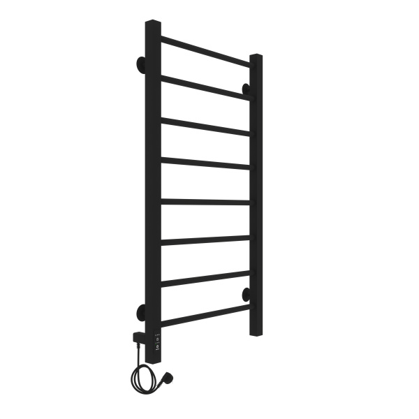 Полотенцесушитель с/т Laris Феличия ЧКЧ П8 400/800 левый тэн черный 73207612 RU - фото и схемы подключения