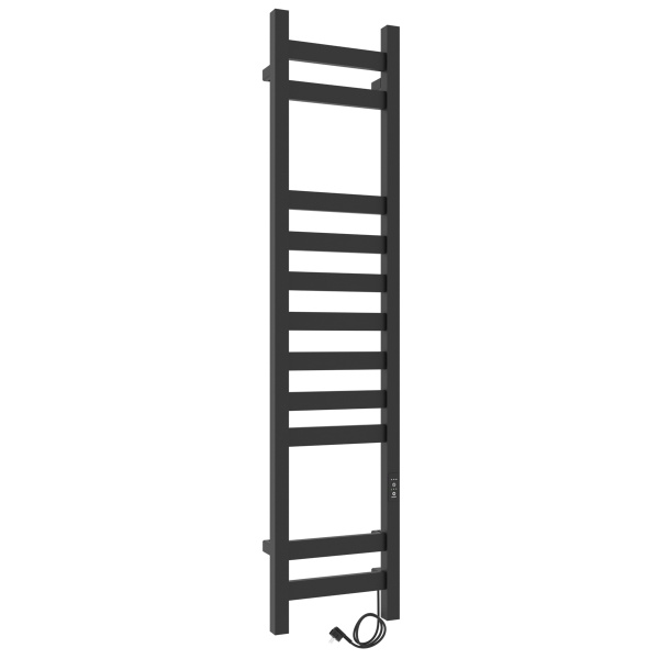 Полотенцесушитель с/т Laris Флавиа ЧКЧ П11 200/1000 правый тэн черный 73207657 RU - фото и схемы подключения