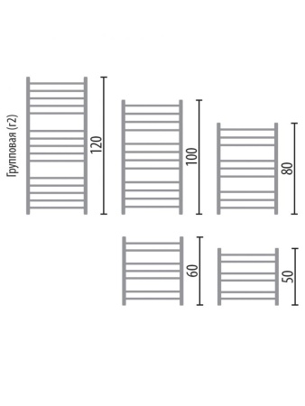 Фото Полотенцесушитель Ника ЛТ (Г2) ВП 60/50(-)