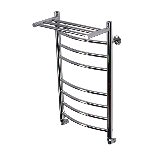 Фото Полотенцесушитель водяной Comfysan Ноуми (Noumi) W-8 80/40 с полкой, хром