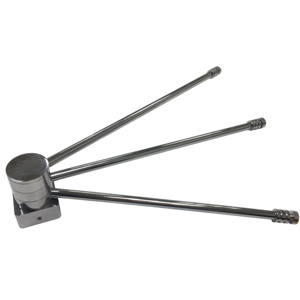 Полка-веер для п/с с квадратным коллектором 30 мм (300 мм) ПВ 30-300/3 купить оптом по выгодной цене в Москве