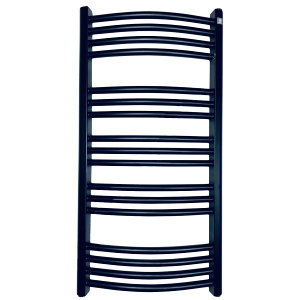 Полотенцесушитель Terma DOMI 786/500 RAL 9005 черный матовый, подкл. SX - фото и схемы подключения