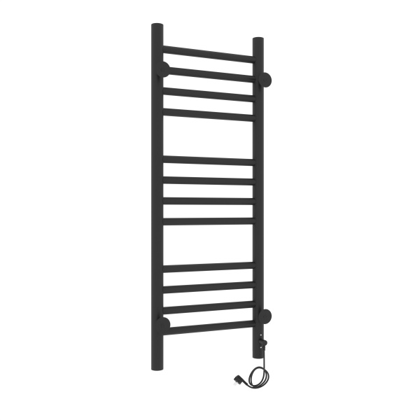 Полотенцесушитель с/т Laris Лаванда ЧКЧ П12 300/900 левый тэн черный 73207622 RU - фото и схемы подключения