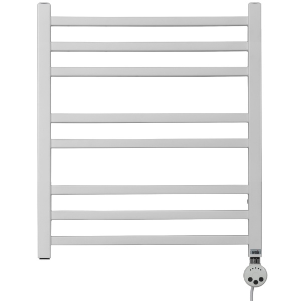 Полотенцесушитель GROIS Polo GR-001 500х600 П8 (3+2+3) RAL9003 белый матовый - фото и схемы подключения