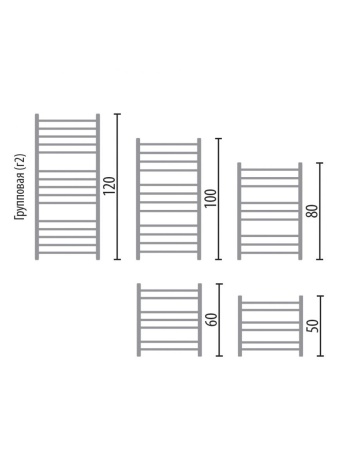 Фото Полотенцесушитель Ника ЛТ (Г2) ВП 100/60
